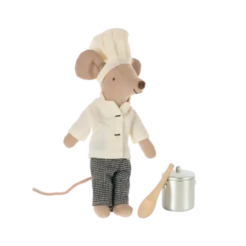 maileg Chef mouse w. soup pot and spoon, Big brother