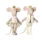 maileg Royal twin mice, Little sister and brother in matchbox