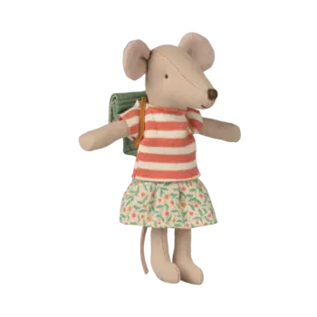 maileg Maileg Tricycle mouse, Big sister - Green