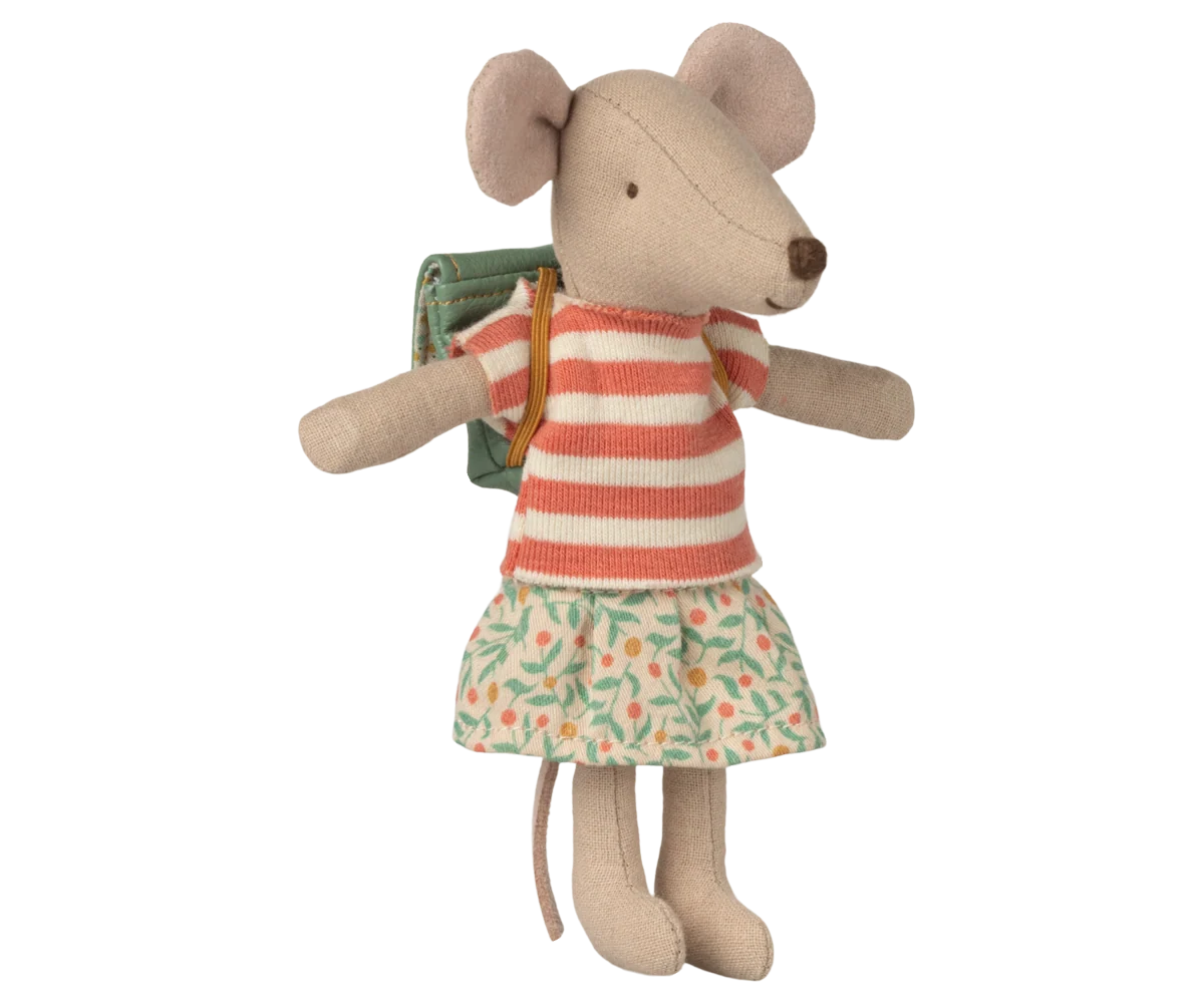 maileg Maileg Tricycle mouse, Big sister - Green