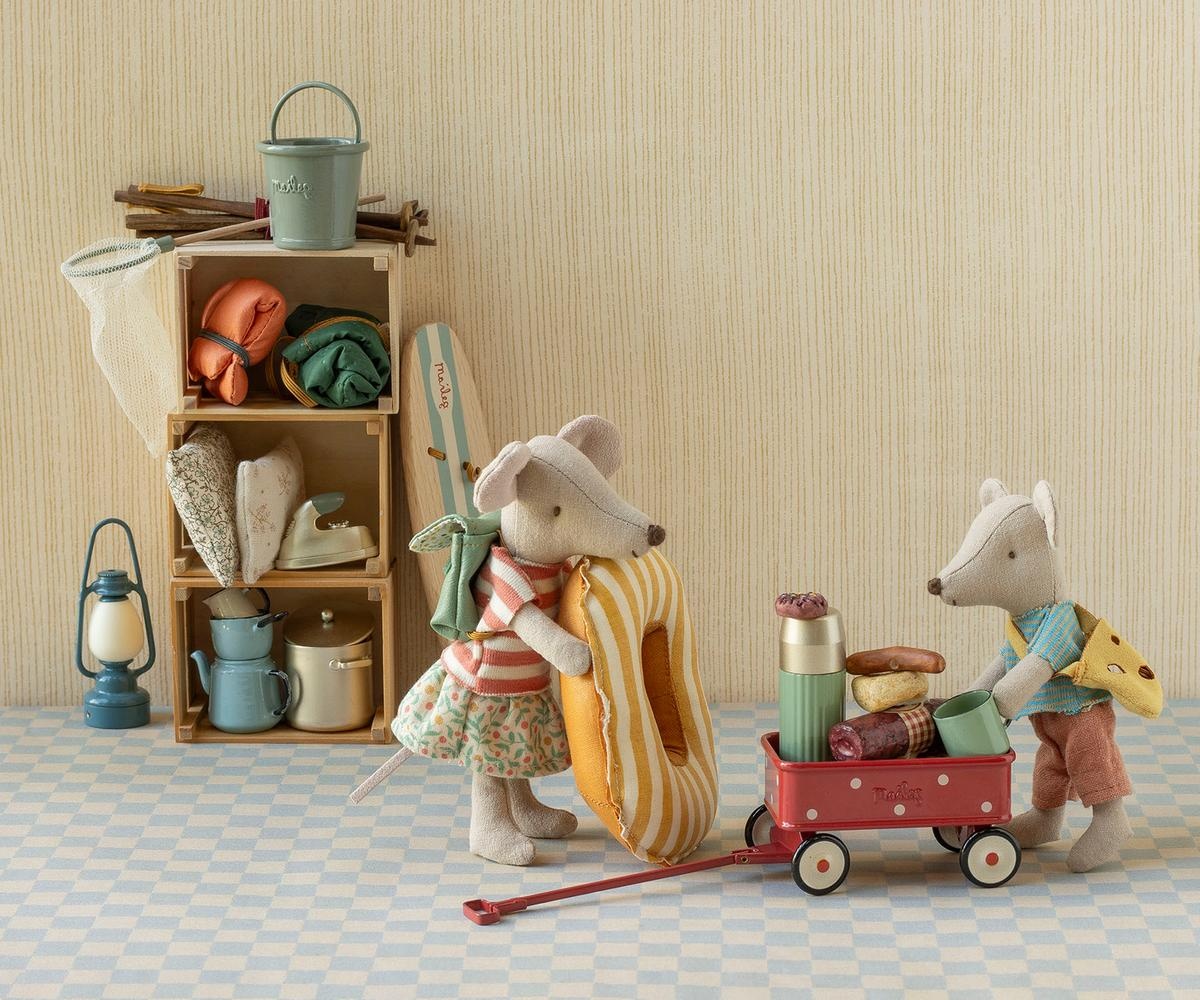 maileg Maileg Tricycle mouse, Big sister - Green