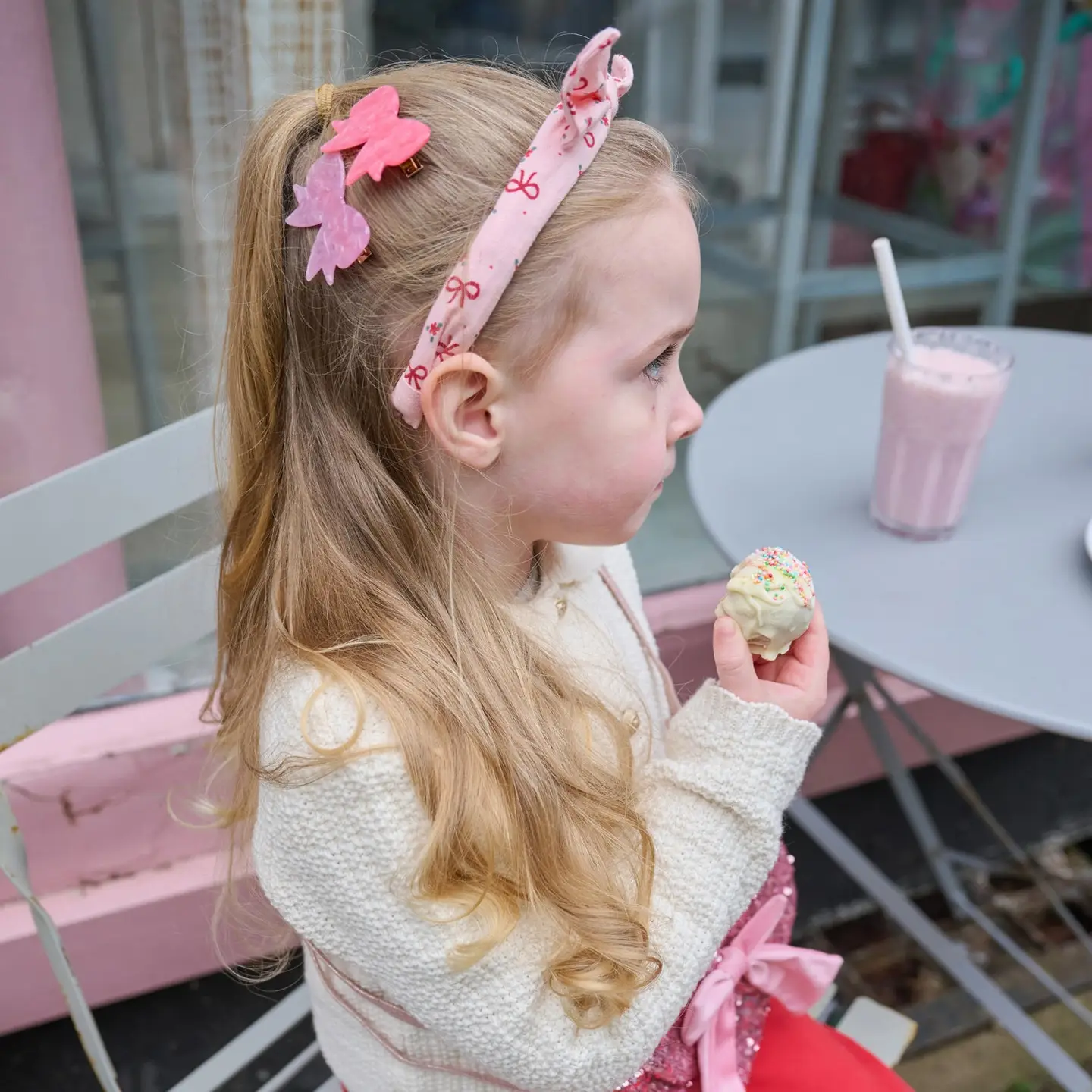 Rockahula Rockahula Pretty in Pink Acetate Bow Clips