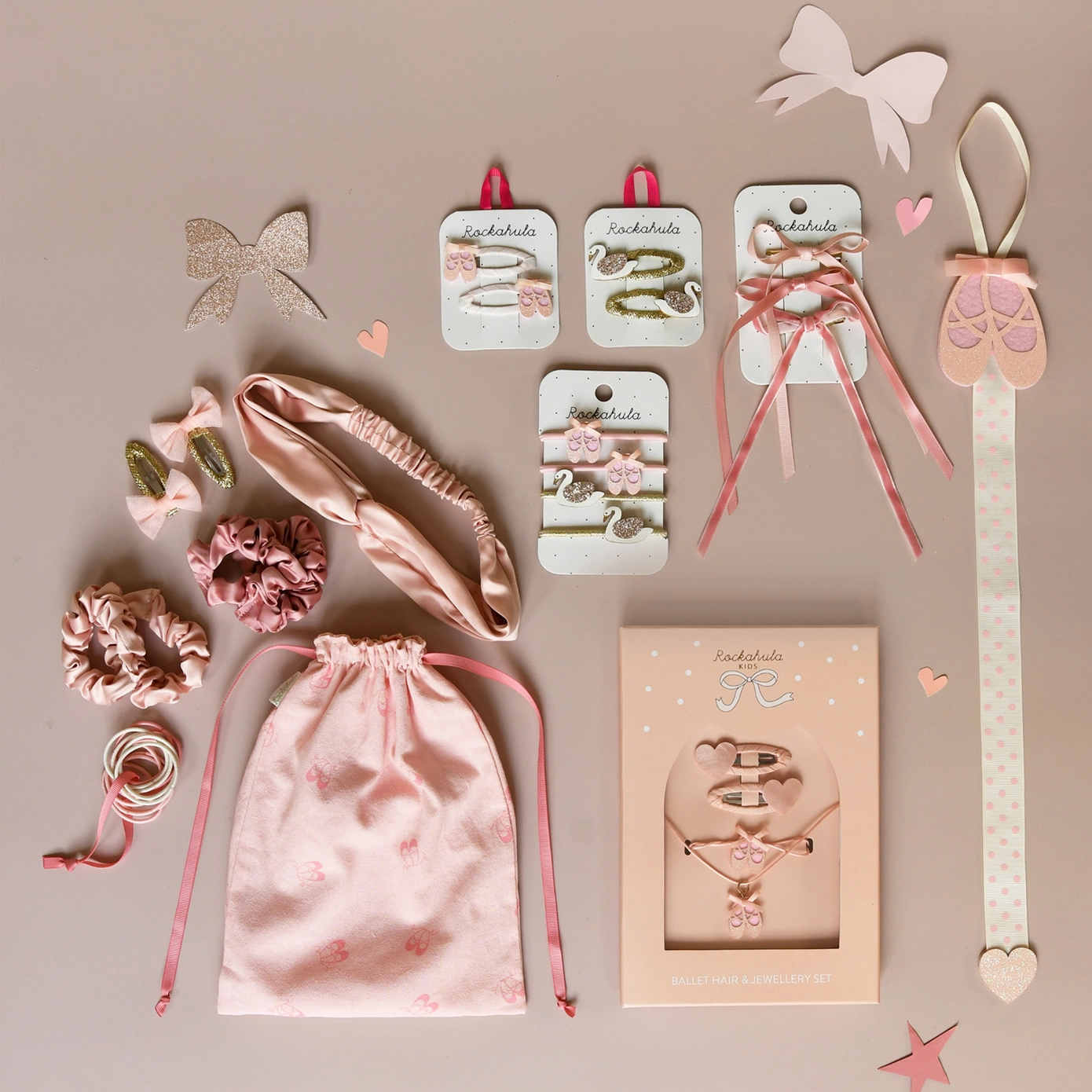 Rockahula Rockahula Very Cutesy Long Bow Clips