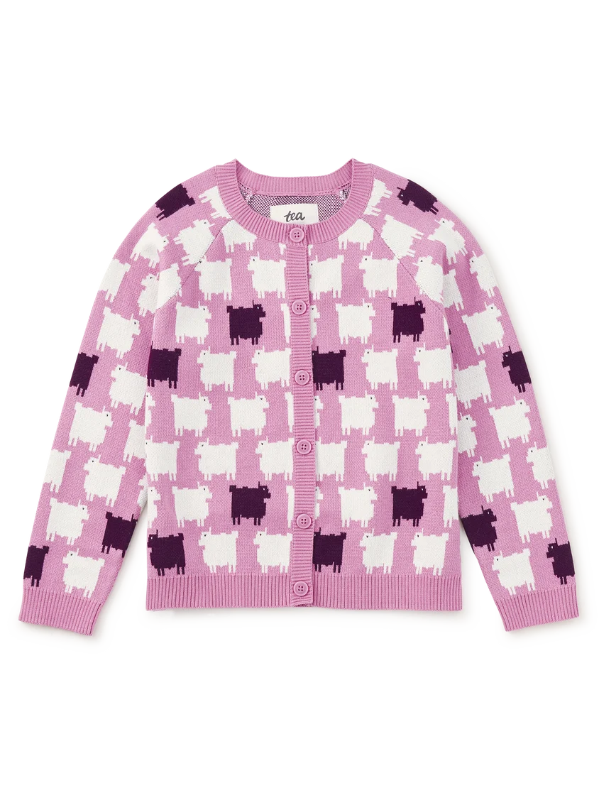 Tea Collection Tea Baa, Baa Black Sheep Cardigan