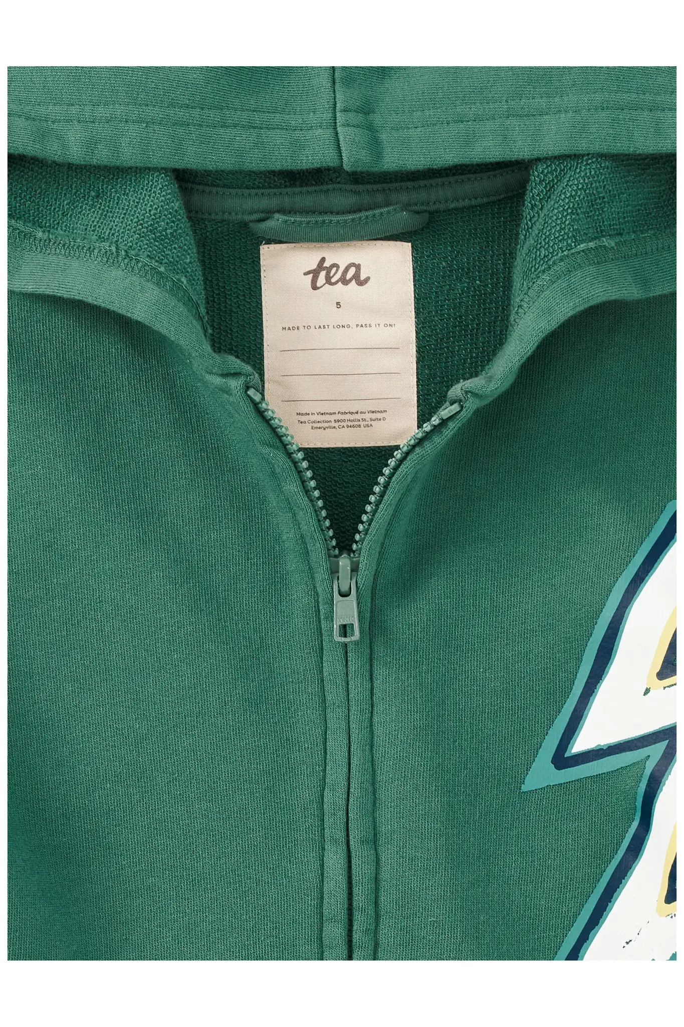 Tea Collection Lightning Bolt East Fit HoodieTea