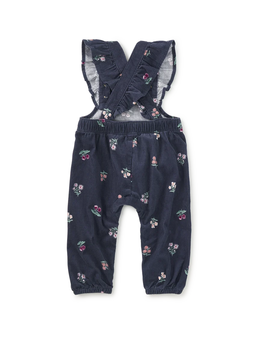 Tea Collection Tea Corduroy Ruffle Baby Overalls