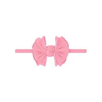 Baby Bling Bows Baby Bling  Satin Fab® Skinny Headband -Pink