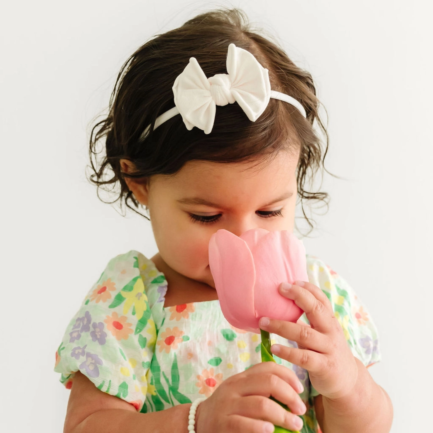 Baby Bling Bows Baby Bling Baby Fab® Skinny -White