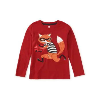 Tea Collection Tea Sneaky Fox Graphic Tee