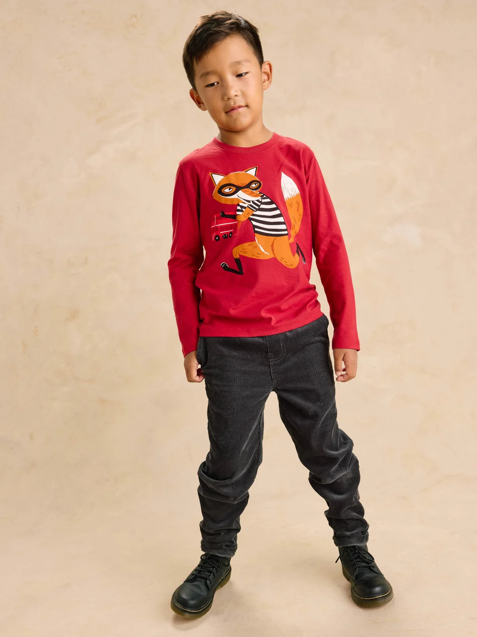 Tea Collection Tea Sneaky Fox Graphic Tee