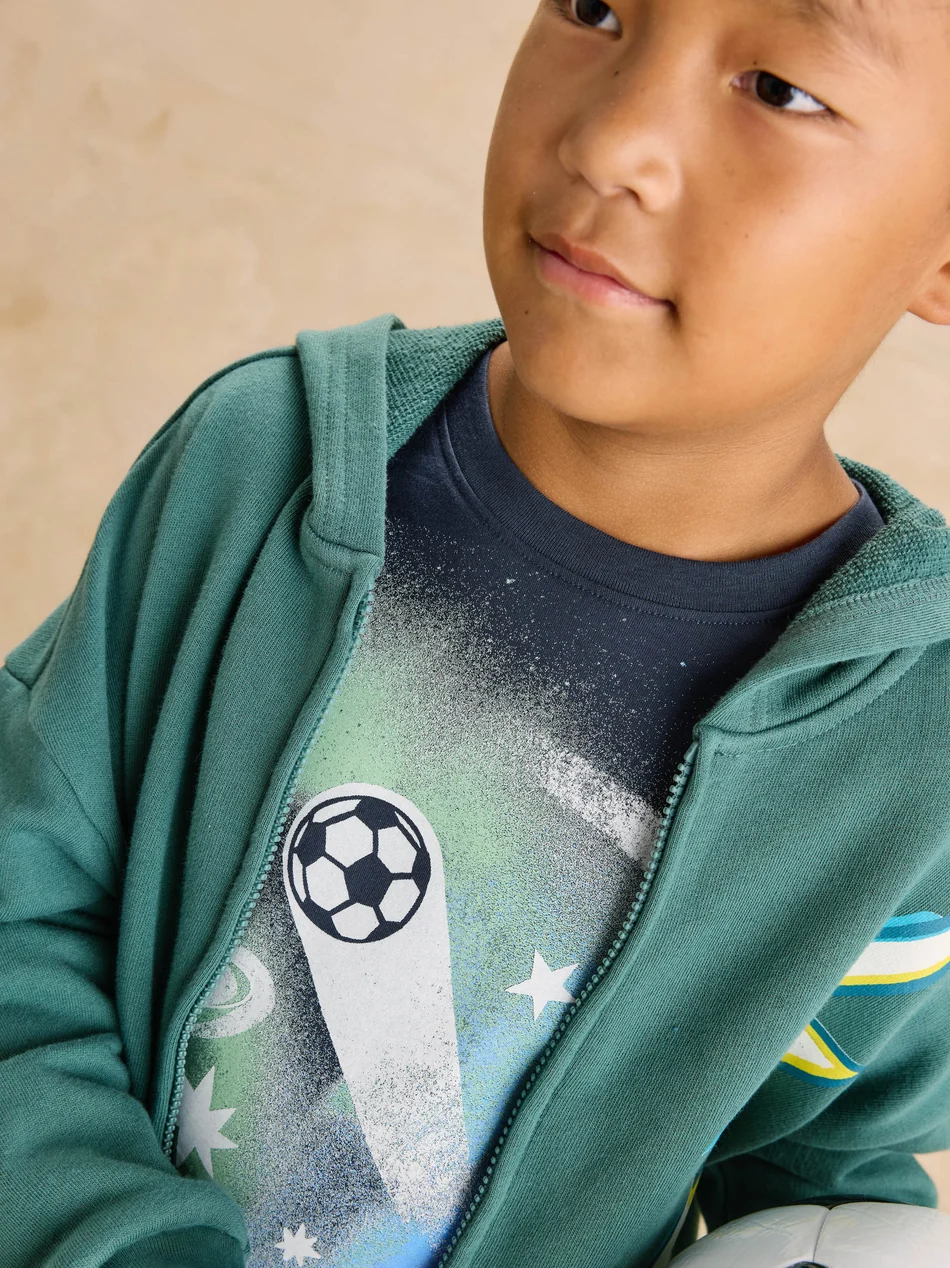 Tea Collection Tea Galactic Goal Graphic Tee