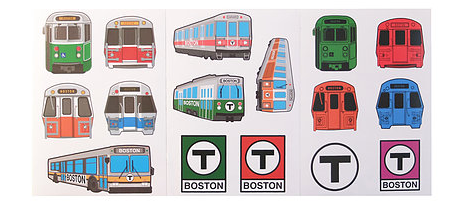 Sidetrack Sidetrack Boston MBTA Stickers