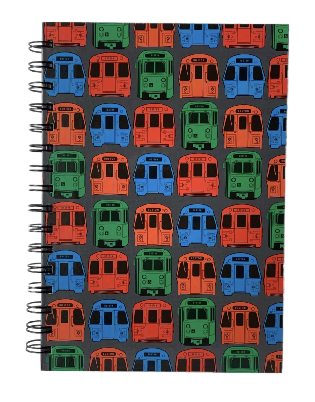 Sidetrack Sidetrack Boston MBTA Spiral Notebook