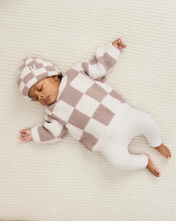 7AM 7AM Beanie - Checkers Fuzzy