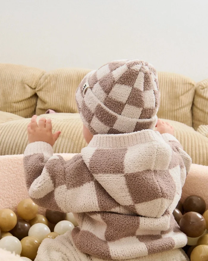 7AM 7AM Beanie - Checkers Fuzzy