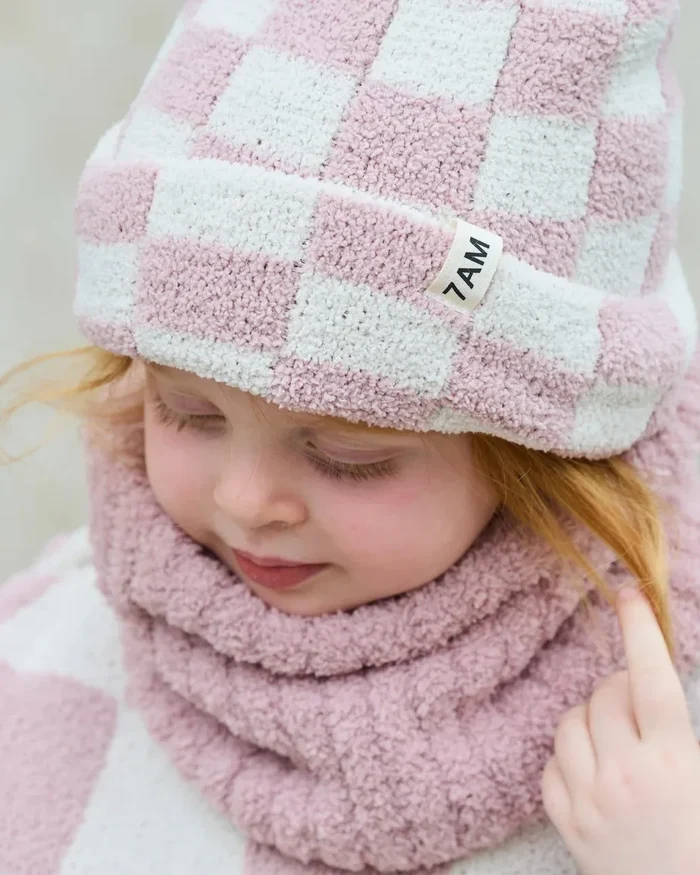 7AM 7AM Beanie - Checkers Fuzzy