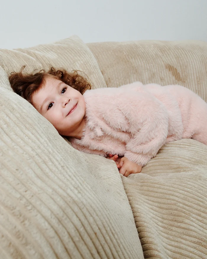 7AM 7AM Boxy Sweater Bow - Furry