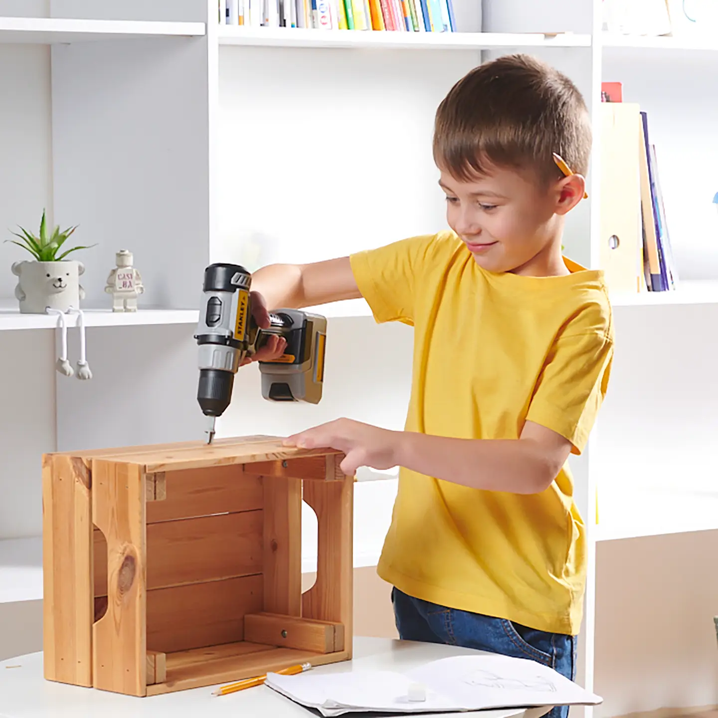 stanley jr Red Toolbox Stanley Jr. Power Tool Set