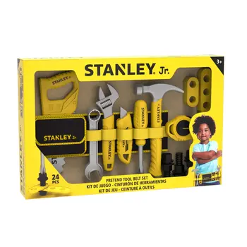 stanley jr Red Toolbox Stanley Jr. Pretend Play Tools & Toolbelt Set