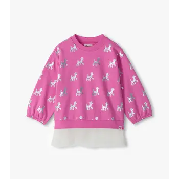 Hatley Hatley Poodle Pups Mix Media Top
