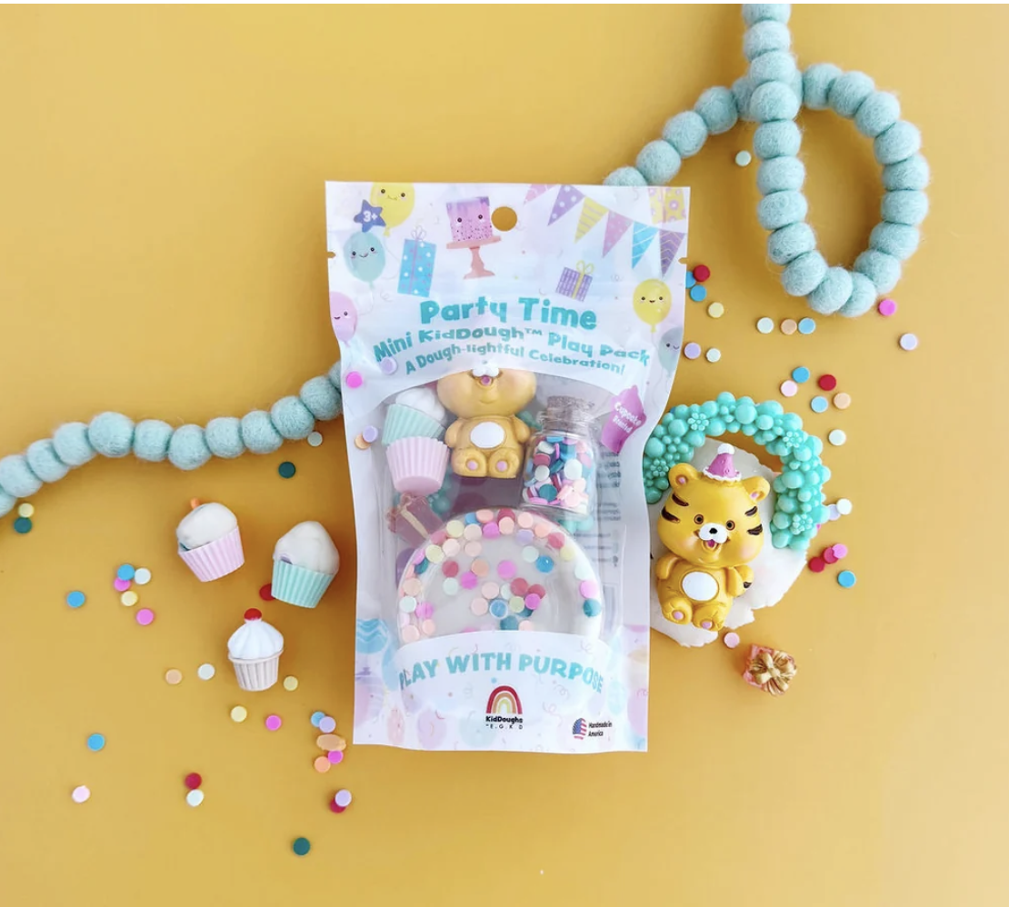 Earth Grown KidDoughs Party Time Mini KidDough Play Pack