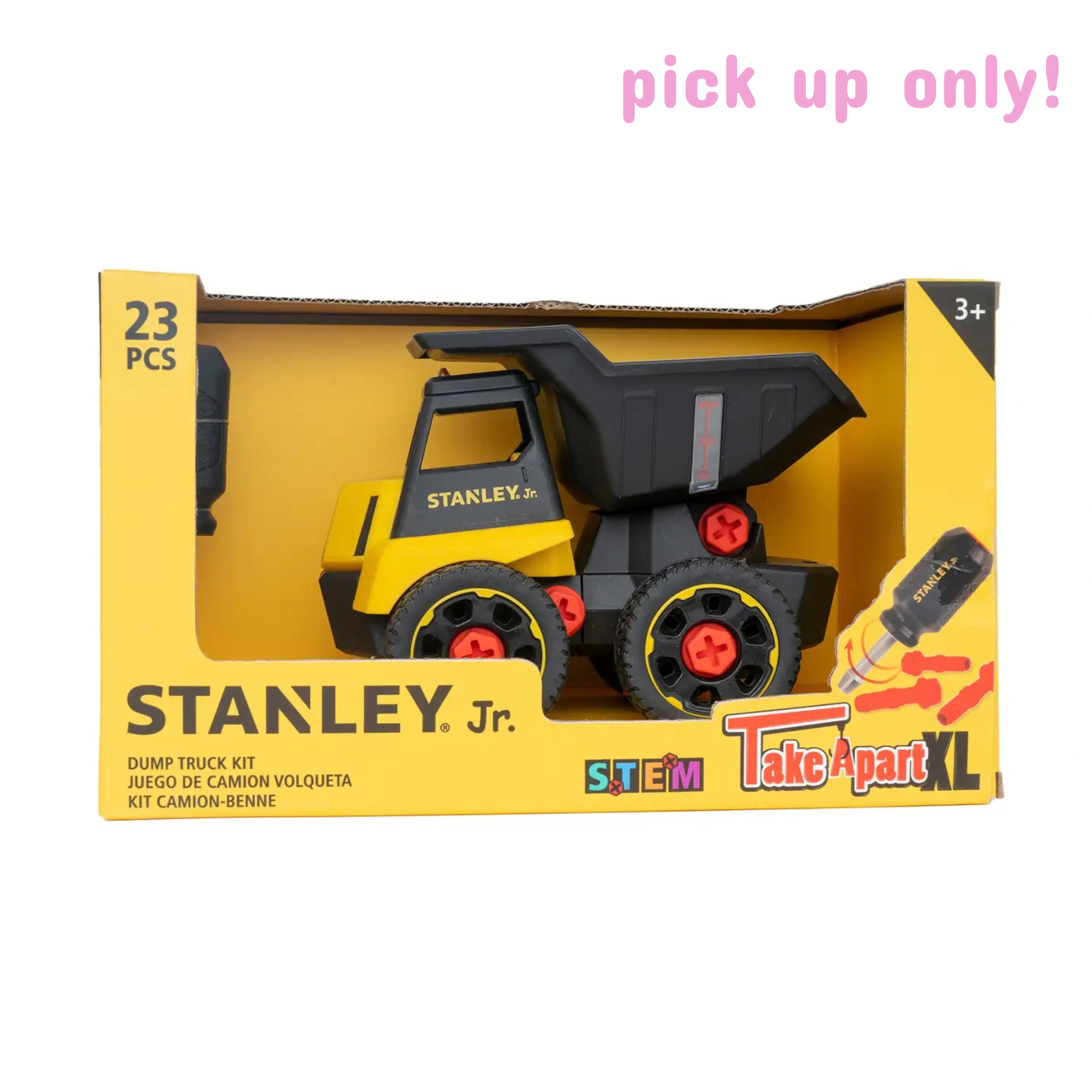 stanley jr Red Toolbox Stanley Jr. Take Apart Xl Dump Truck Kit