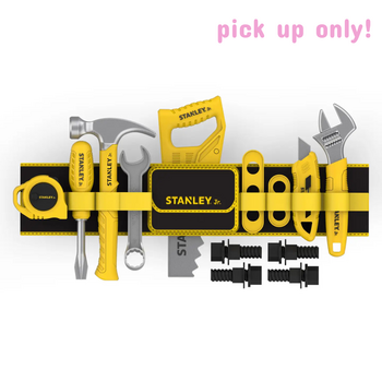 stanley jr Red Toolbox Stanley Jr. Pretend Play Tools & Toolbelt Set