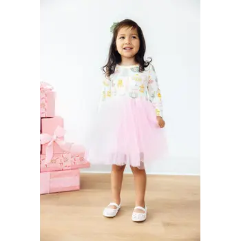 Mila & Rose Mila & Rose Nutcracker Long Sleeve Tutu Dress