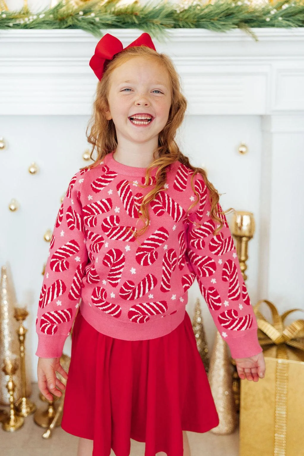 Mila & Rose Mila & Rose Candy Canes Sweater