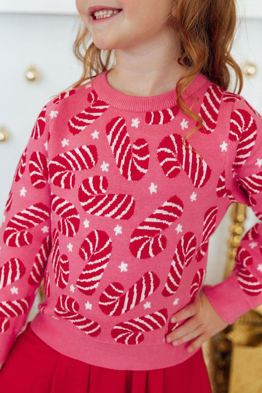 Mila & Rose Mila & Rose Candy Canes Sweater