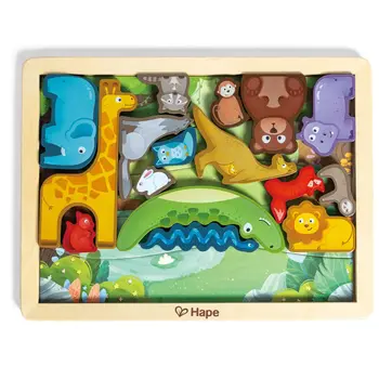 Hape Toys Hape Animal Kingdom Puzzle