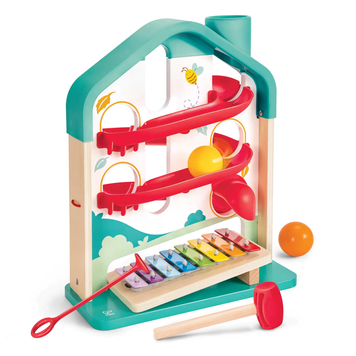 Hape Toys Hape Melody Mansion Ball Run