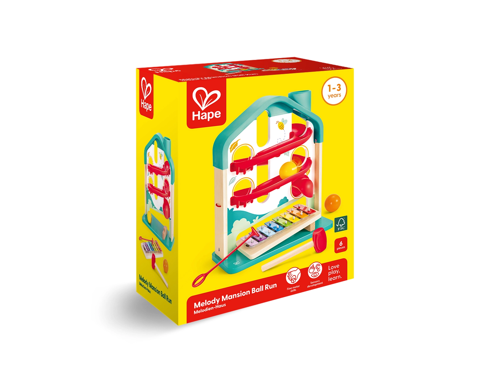 Hape Toys Hape Melody Mansion Ball Run
