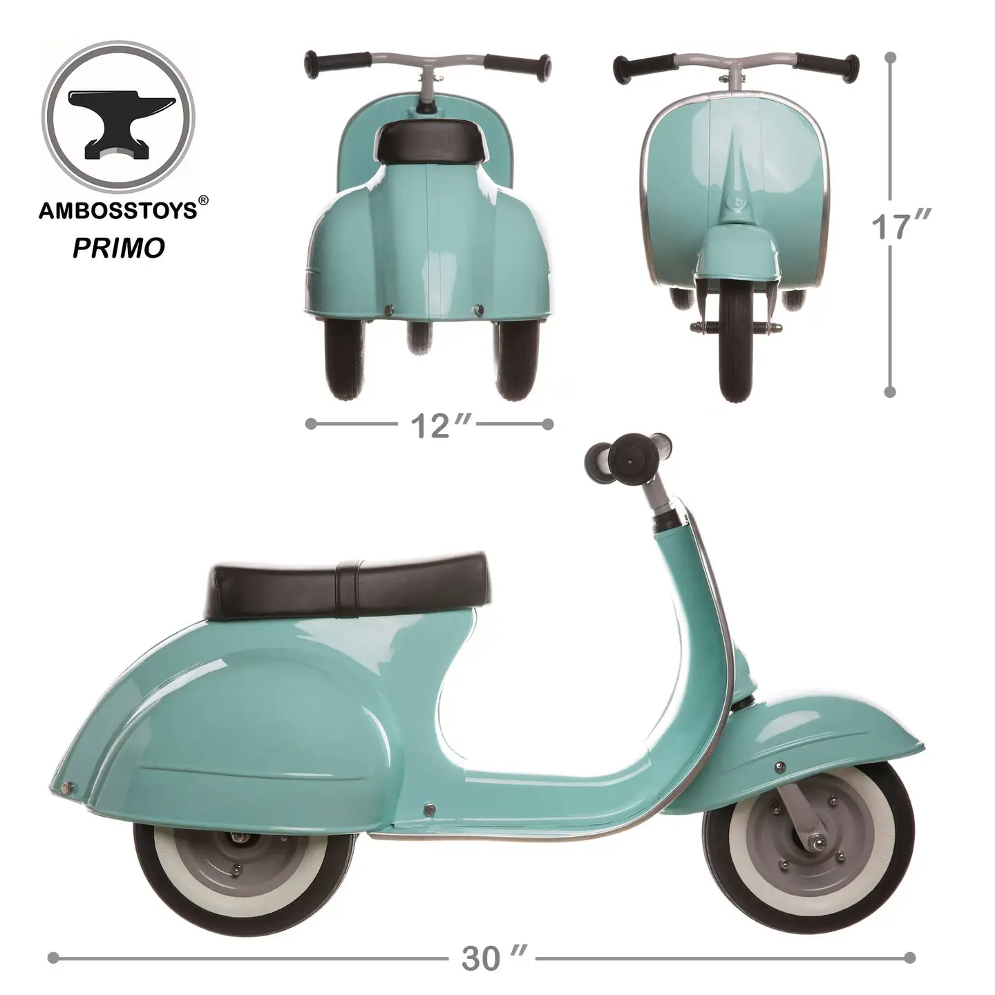 Hape Toys Ambosstoys Scooters PRIMO Ride-On Toy Classic Mint