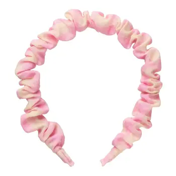 Rockahula Pink Gingham Ruffle Headband