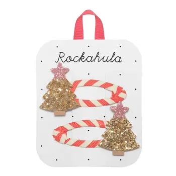 Rockahula Stripy Christmas Tree Clips