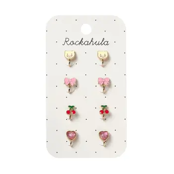 Rockahula Cute Kitten Clip On Earrings