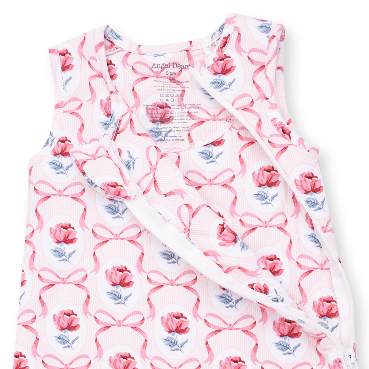 Angel Dear Angel Dear Leslie Rose Stripe Sleep Bag