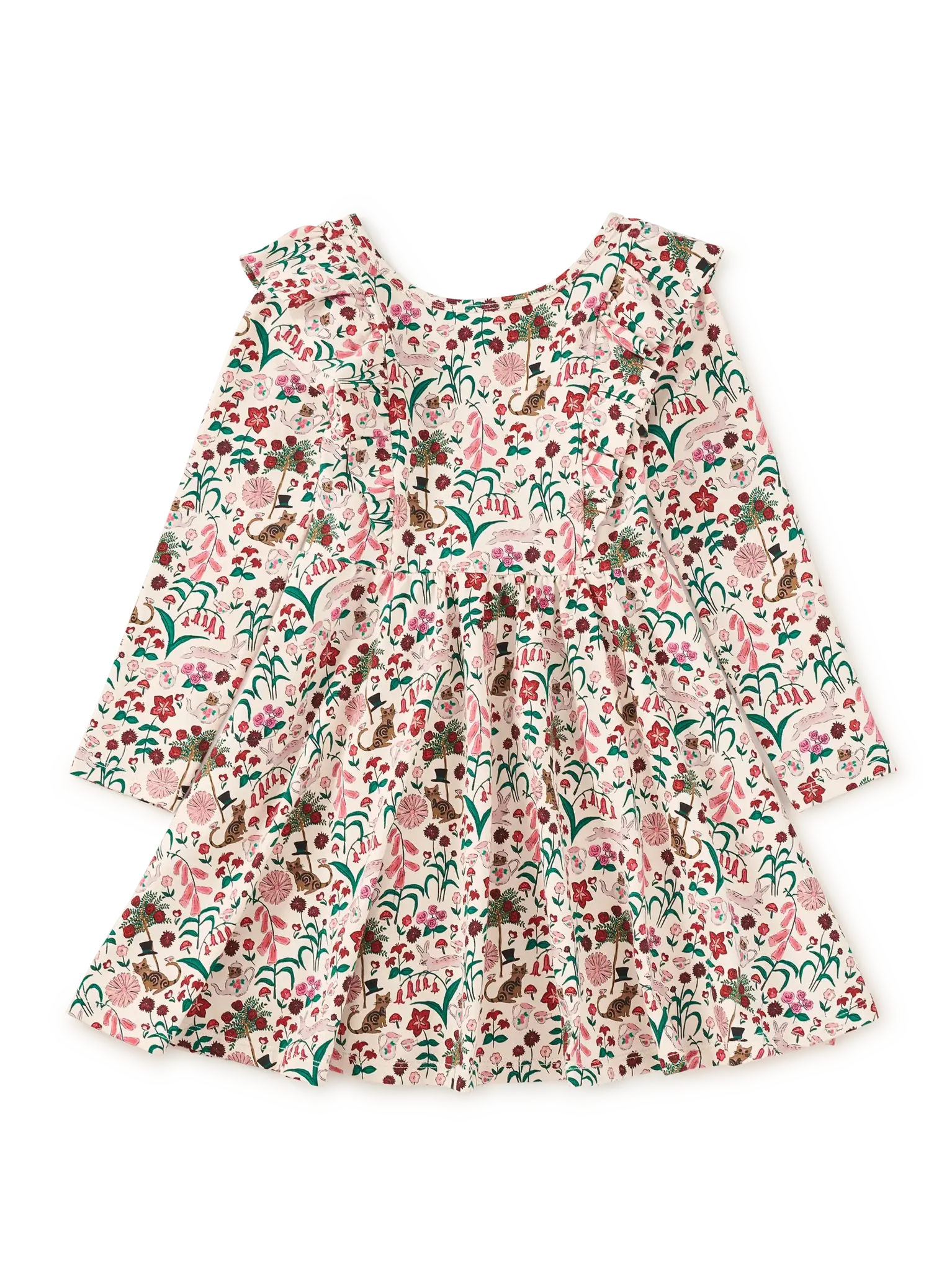 Tea Collection Tea Ruffle Shoulder Ballet Dress