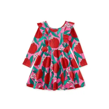 Tea Collection Tea Ruffle Shoulder Ballet Dress
