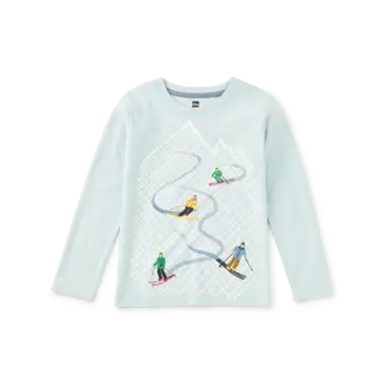 Tea Collection Tea Downhill Run Graphic Tee
