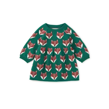 Tea Collection Tea Family Fox Sweater Dress