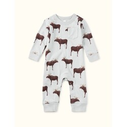 Tea Collection Tea Long Sleeve Pocket Romper