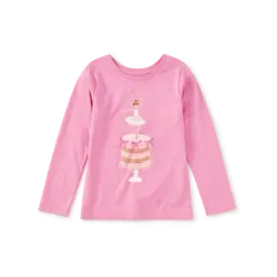 Tea Collection Tea Ballet Cake Graphic Tee