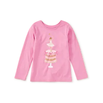 Tea Collection Tea Ballet Cake Graphic Tee