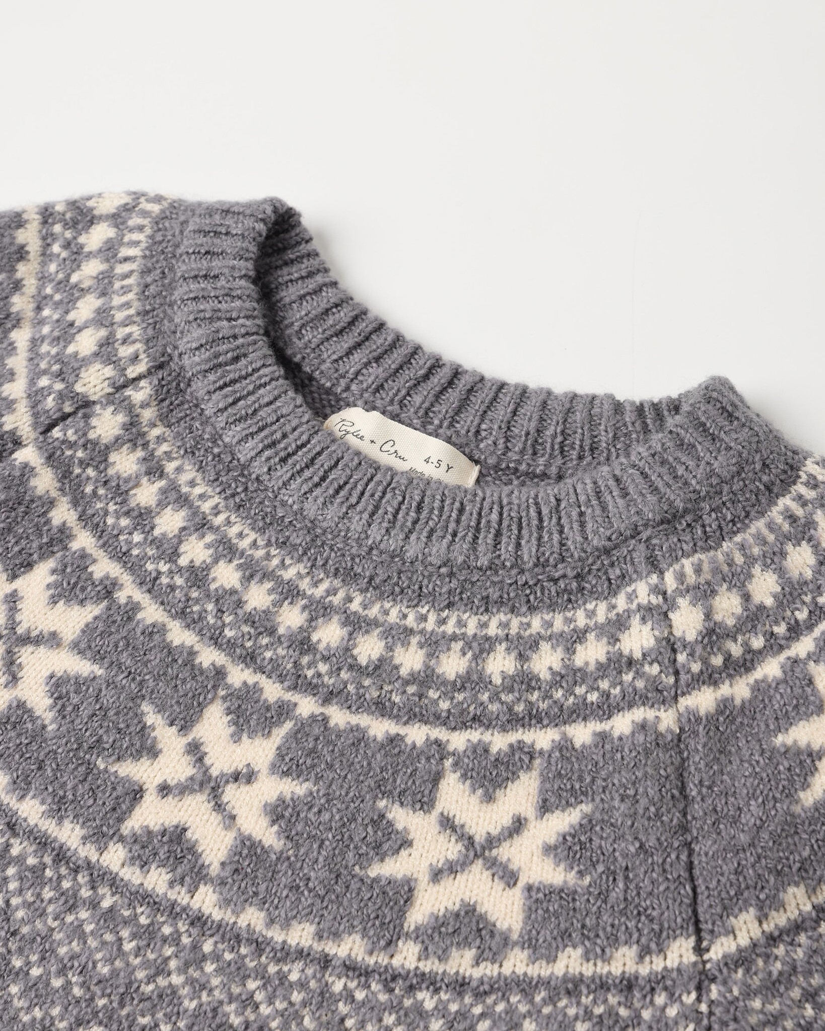 Rylee and Cru Rylee & Cru Fair Isle Knit Sweater