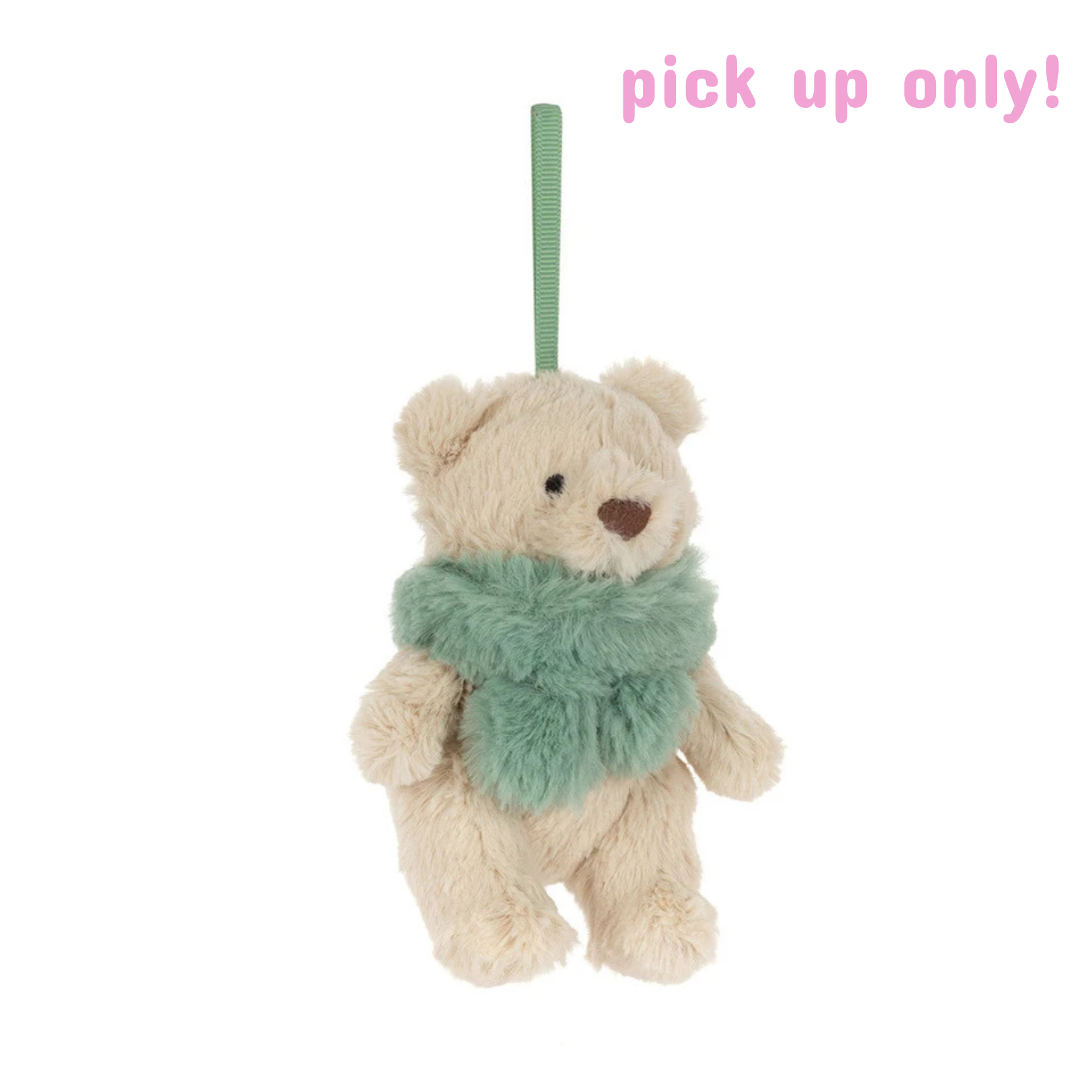 JellyCat Jellycat Bartholomew Bear Jr. Winter Warmer Decoration