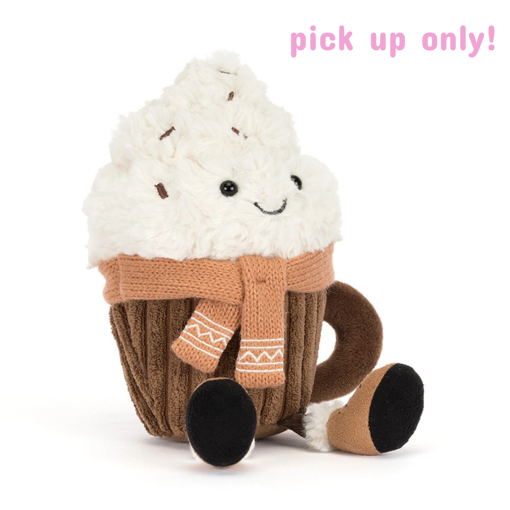 JellyCat Jellycat Amuseables Scarffles Hot Chocolate