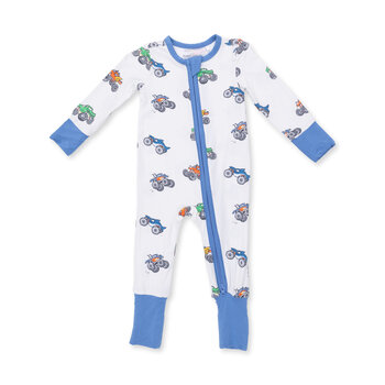Angel Dear Angel Dear Monster Trucks Convertible Romper