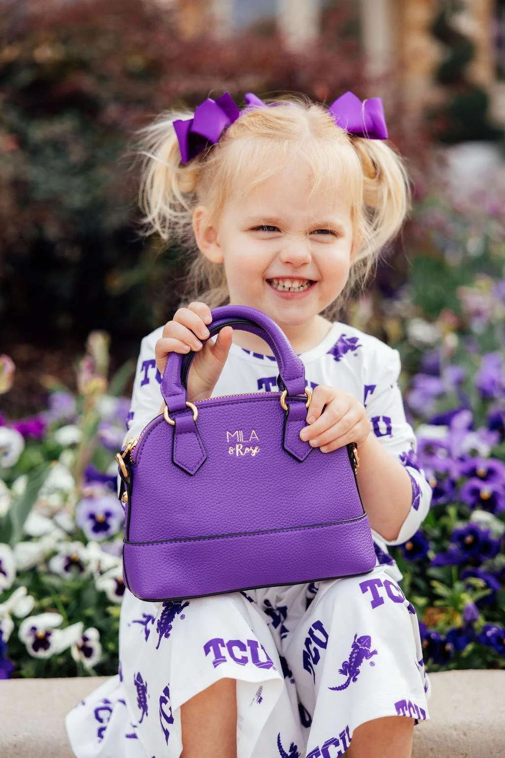 Mila & Rose Mila & Rose Purple Girl's Crossbody Purse